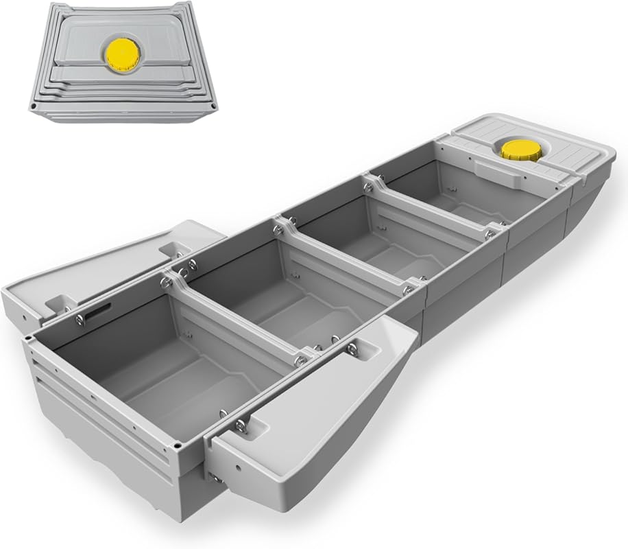 Portable Folding Pontoon Boat for Fishing and Hunting, Motor-Ready Mod