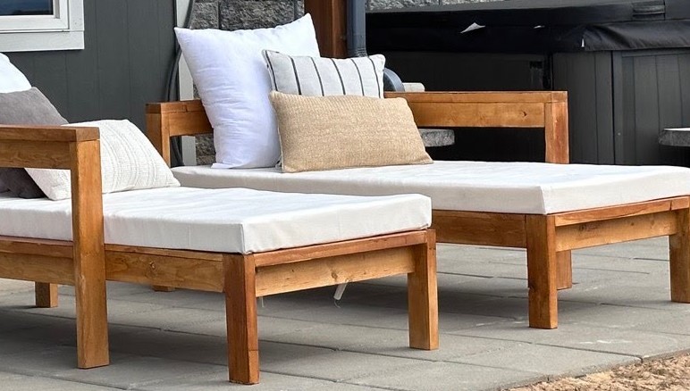 best double chaise lounges outdoor