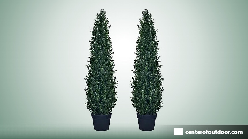 best artificial outdoor shrubs